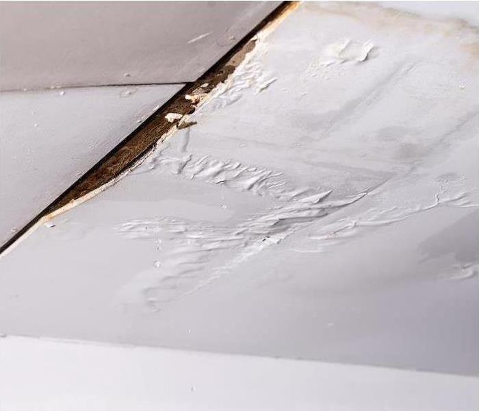 ceiling water leak water damage